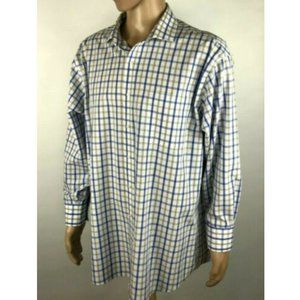 Tommy Hilfiger Tattersall Pattern Long Sleeve Dress Shirt